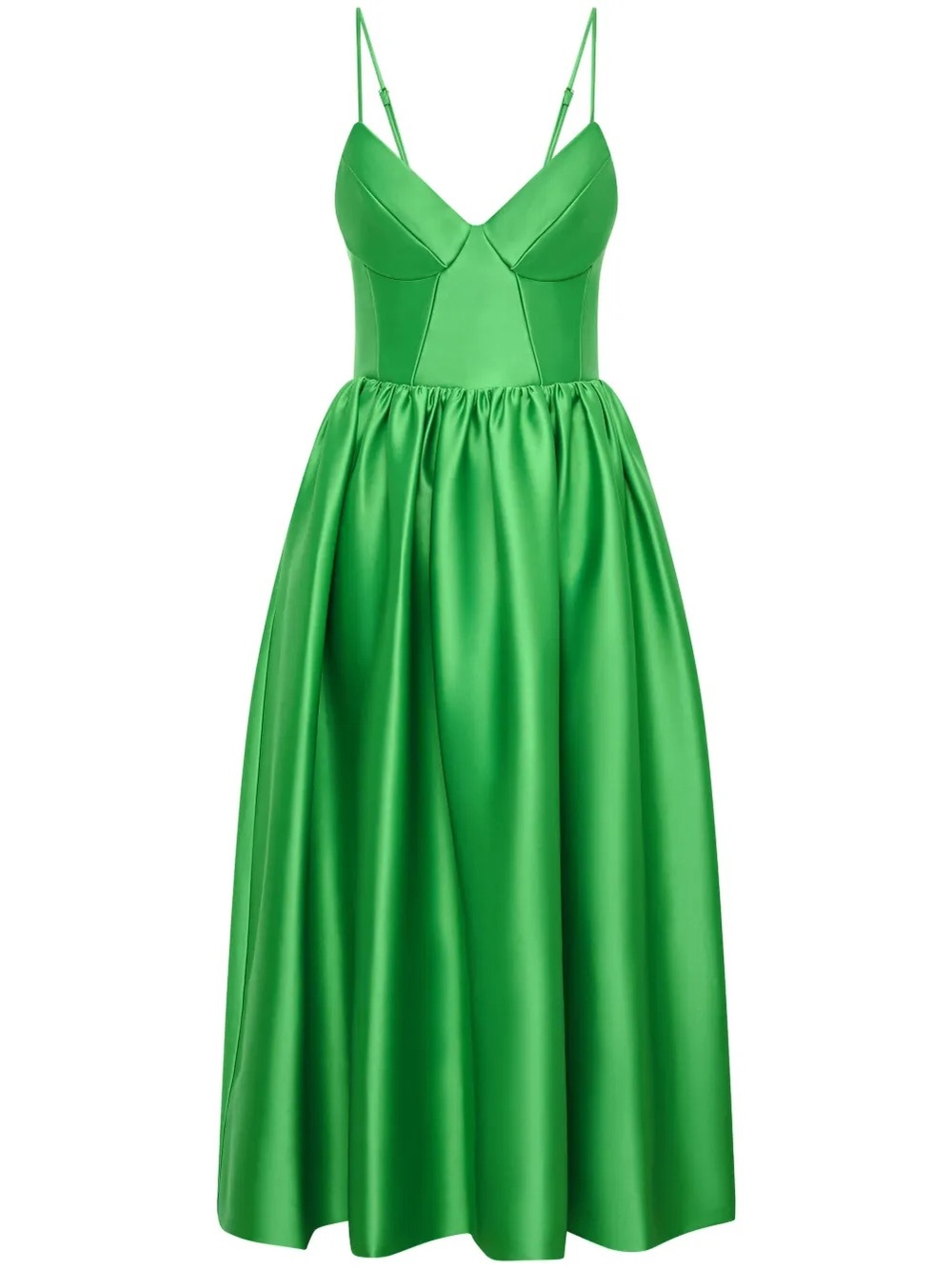 NWT Nicholas Green Misty Bustier A-Line Midi Dress Size 4 Wedding Guest